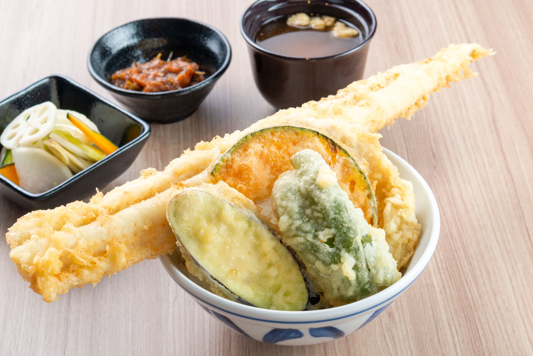 활 붕장어 텐동